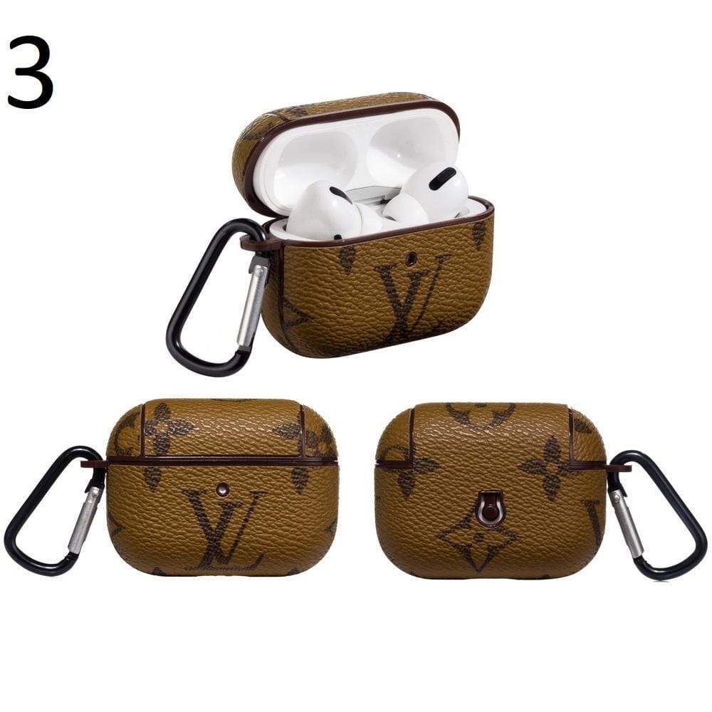 Leather Skin Case For Apple Airpods 1 2 1st 2nd Gen Earphones PU Cover  Louis Vuitton - Light Brown on OnBuy