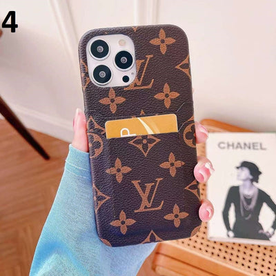 Louis Vuitton iPhone 14 Wallet Case  iPhone 14 Back Pocket Case -  HypedEffect