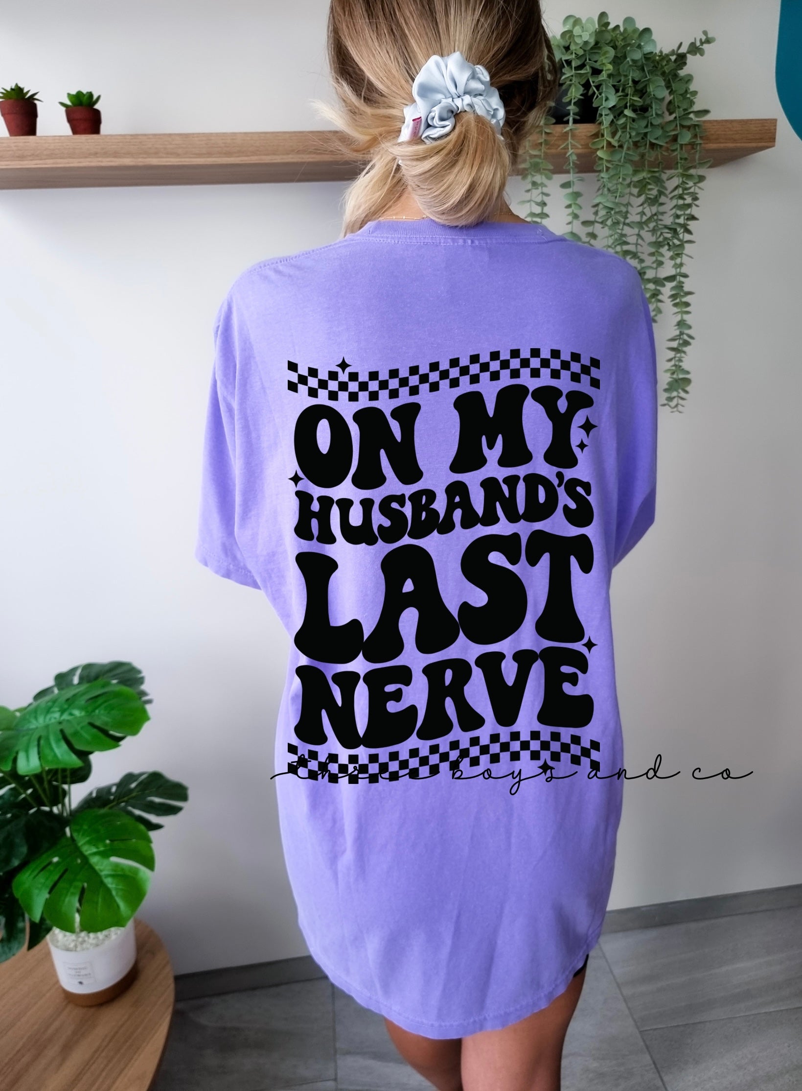 Husbands last nerve-purple