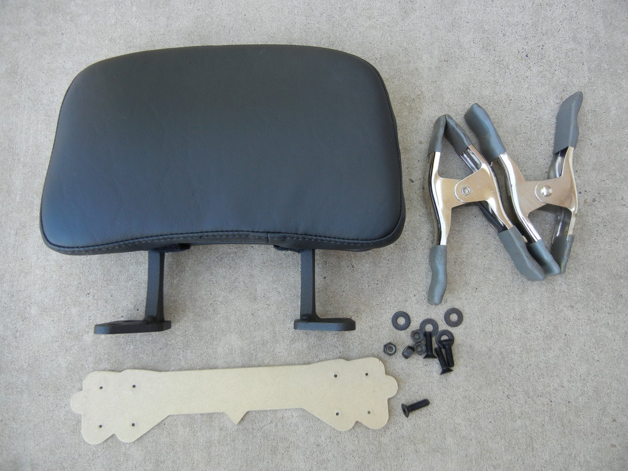 DIY Motorcycle Backrest Kit XPN 6.5 | Dynamic Motorcycle Accessories