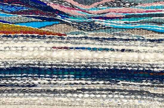 Tapestry weaving by Jane Glue, to see the rest of her work, see her website here