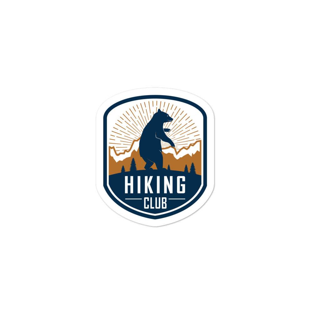 Hiking Club Sticker The Summit General Store