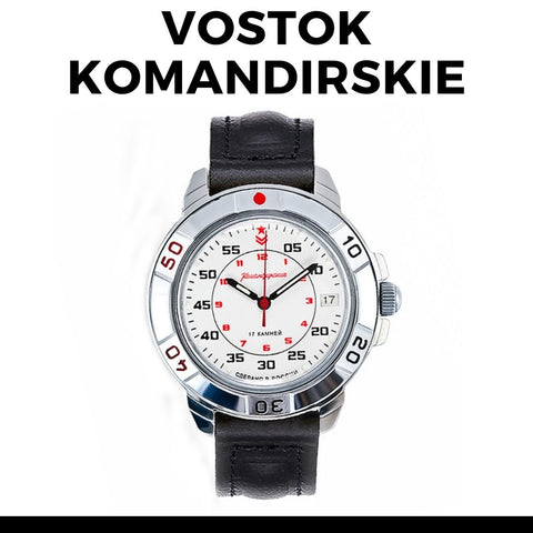 Vostok Komandirskie Russian Mechanical Watch 2414A/431171