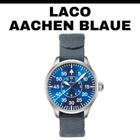 Laco Aachen Blaue Flieger Watch 