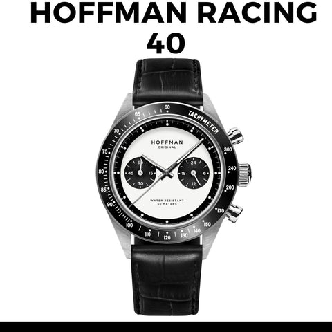 Hoffman Racing 40 Panda Dial Watch