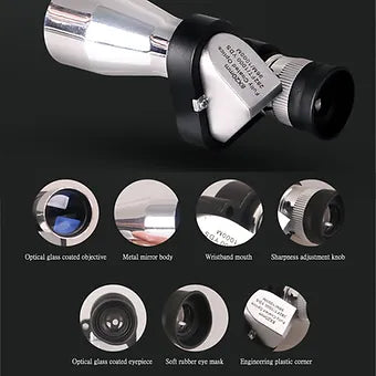 Night Vision Mobile Monocular Telescope With Phone Holder - Image 5