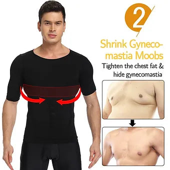 Men'S Body Shaper Slimming T-Shirt - Image 6