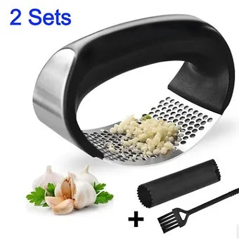 Stainless Steel Garlic Masher - Image 4
