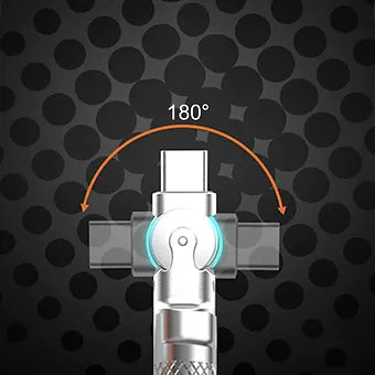 Rotatable Fast Charge Data Cable - Image 5