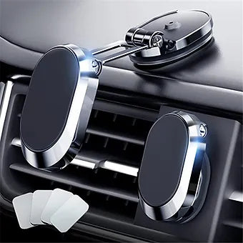 Foldable Magnetic Car Phone Holder - Image 4
