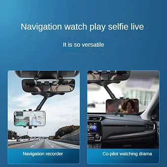 Rotatable Rearview Mirror Mobile Holder - Image 8