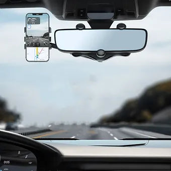 Rotatable Rearview Mirror Mobile Holder - Image 5