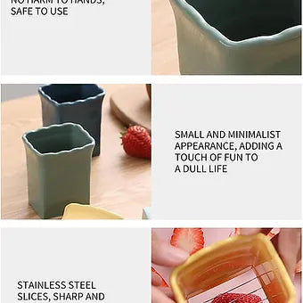 Stainless Steel Handheld Fruit Cup Slicer - Image 11