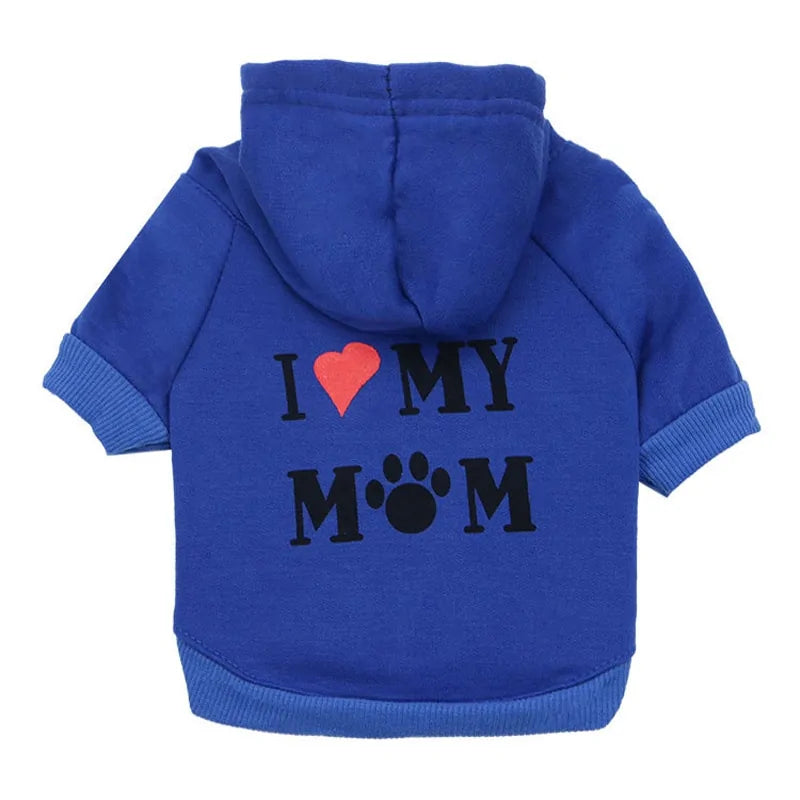 Security Dog Clothes Small Dog Hoodie Coat - Image 89
