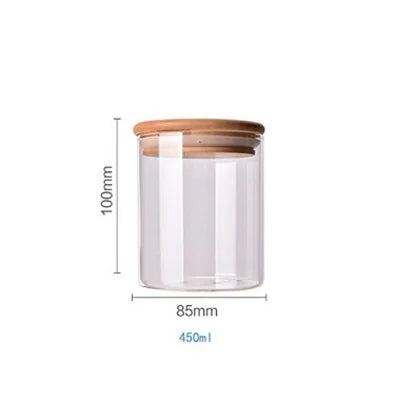Bamboo-Covered Borosilicate Glass Food Storage Containers - Image 16