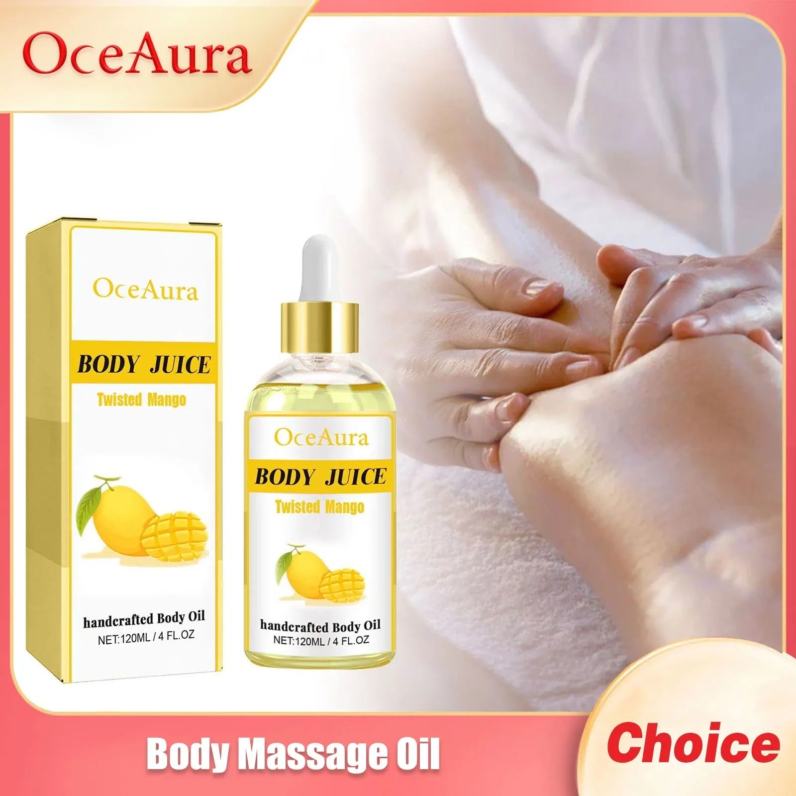 Mango Body Oil Moisturizing & Nourishing Massage Oil For Soft Skin, 100Ml - Image 6