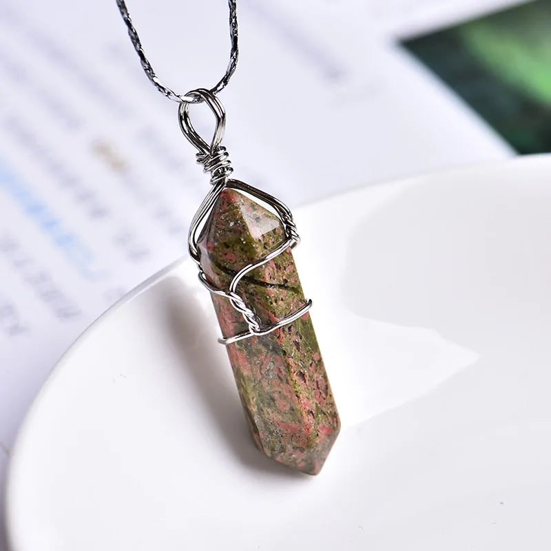 Natural Amethyst Crystal Point Pendant: Diy Jewelry Gift - Image 9