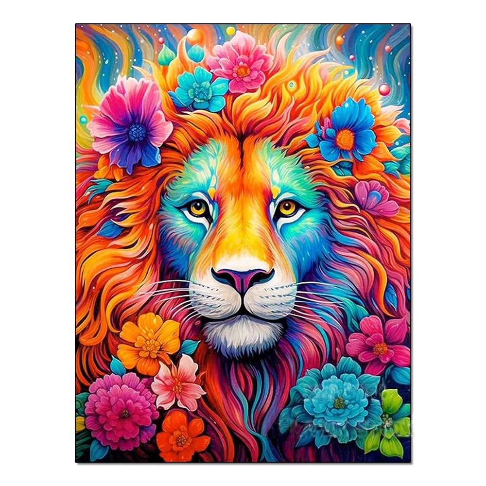 Diy Handmade Diamond Painting With Colorful Animals And Full Diamonds - Image 11