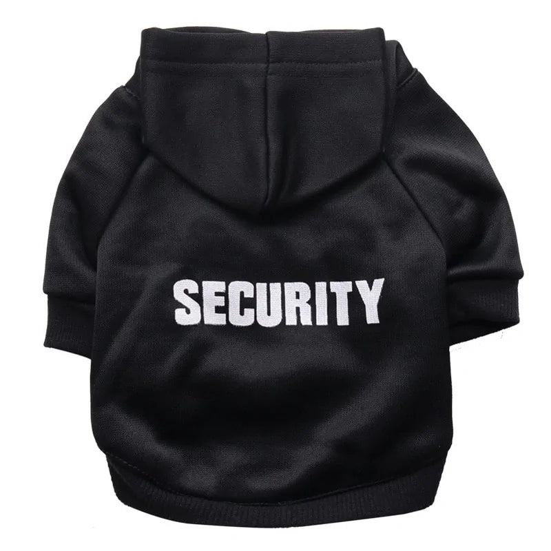 Security Dog Clothes Small Dog Hoodie Coat - Image 12