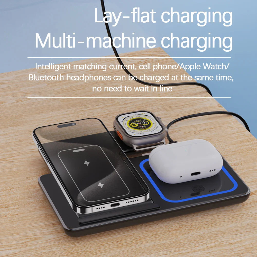 3 In 1 Foldable Wireless Charging Stand - Image 6