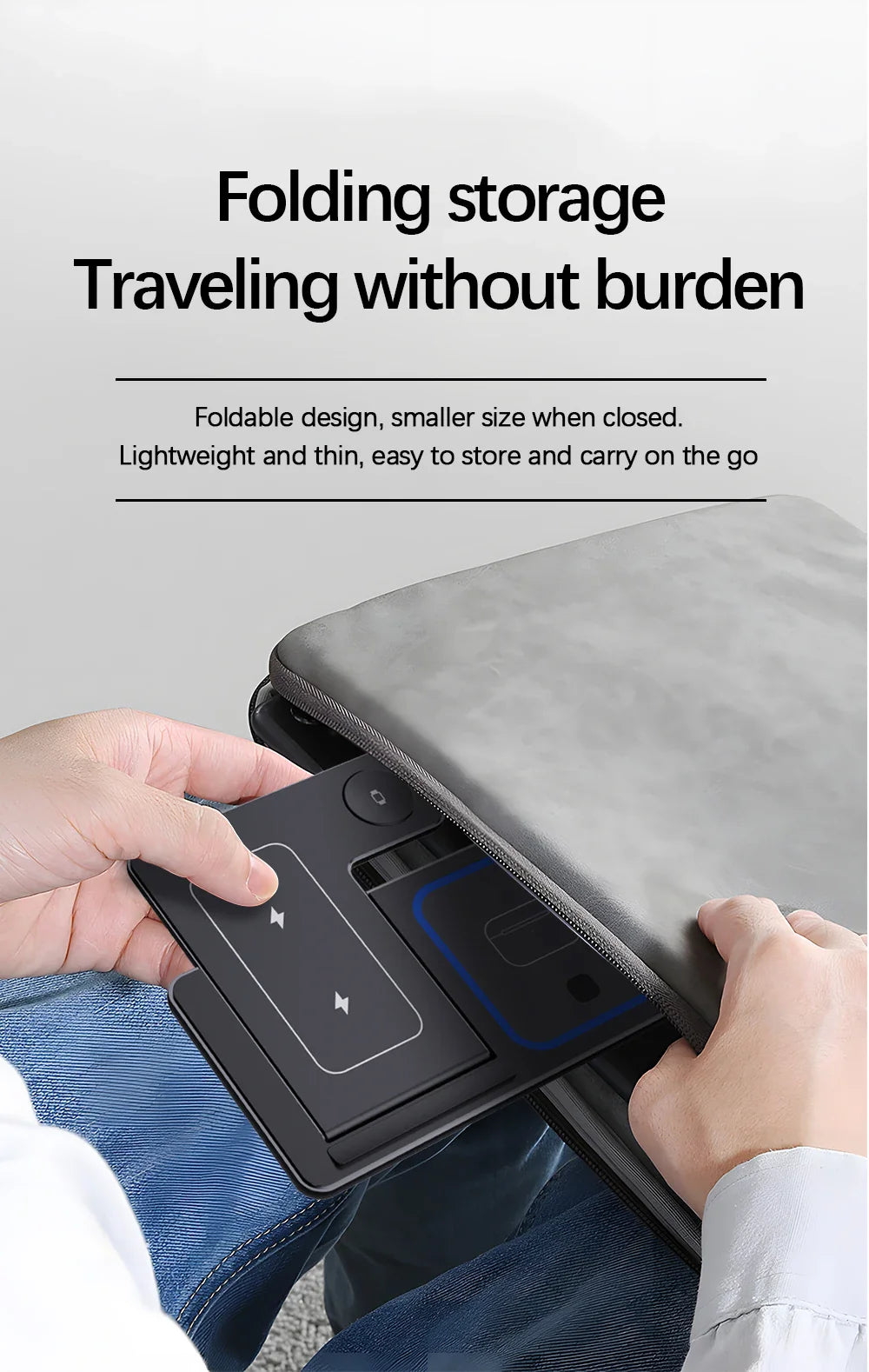 3 In 1 Foldable Wireless Charging Stand - Image 12