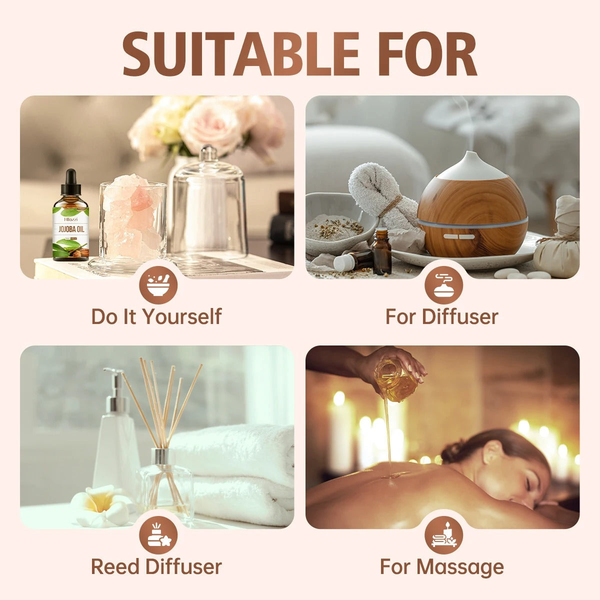 Jojoba Essential Oil 100% Pure & Natural Oil For Skin, Hair, And Aromatherapy - Image 5