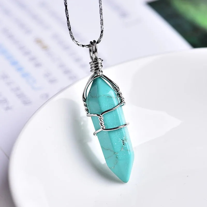 Natural Amethyst Crystal Point Pendant: Diy Jewelry Gift - Image 14