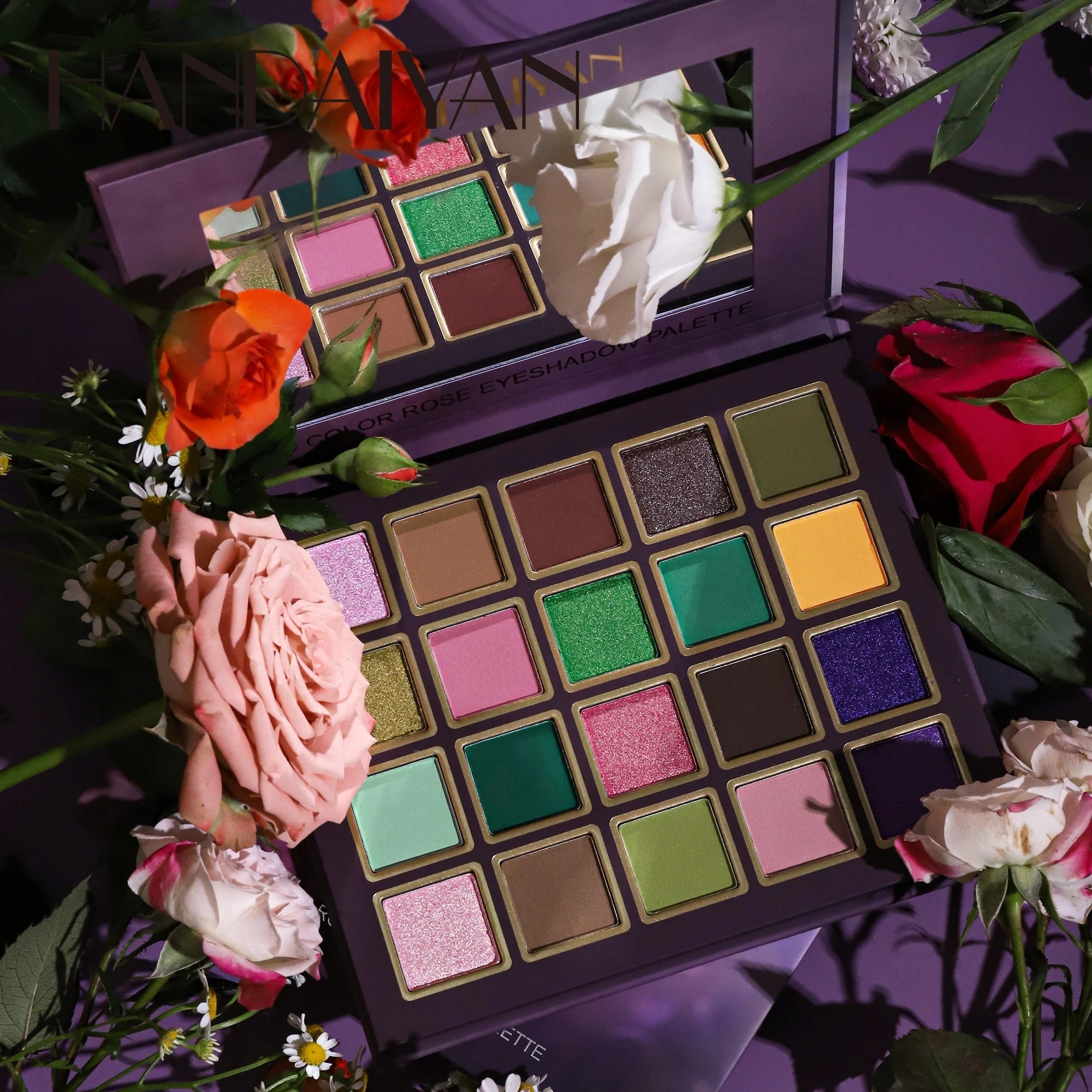 20 Colors Rose Eyeshadow Palette Rich Pigmented Shades For Stunning Eye Makeup Looks - Image 5