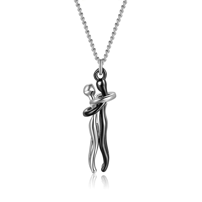 Affectionate Hug Necklace For Couples - Image 10