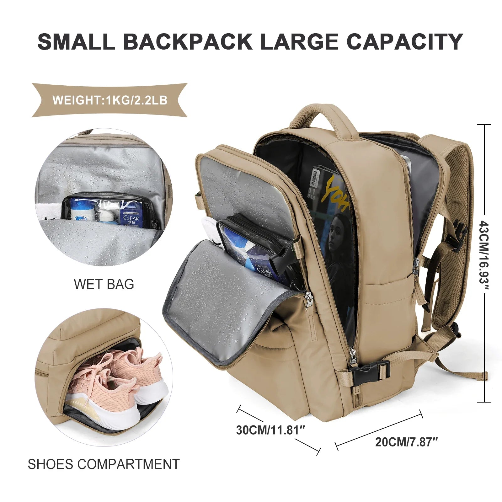 Large Capacity Business Travel Backpack - Image 7