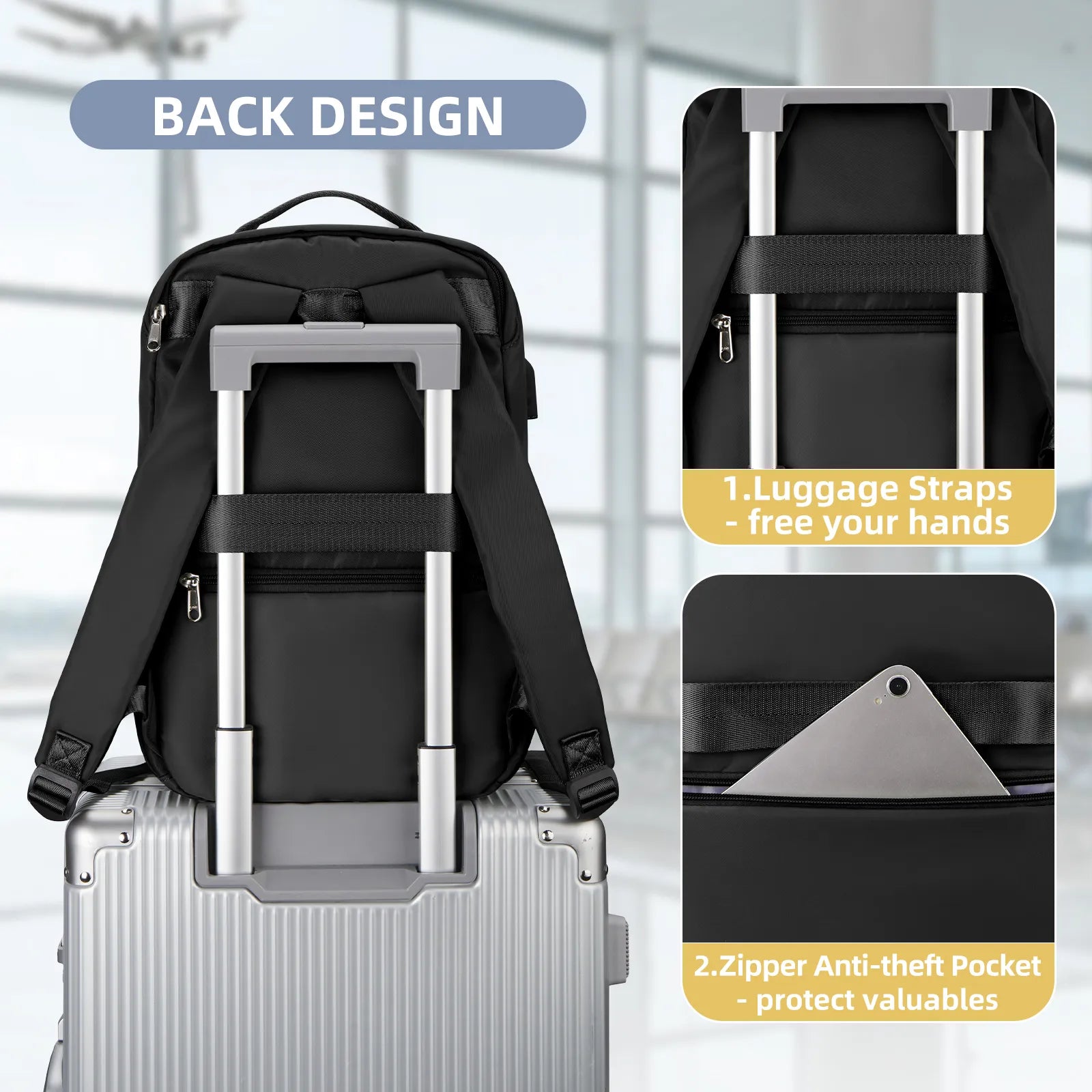 Multifunctional Travel Backpack Cabin Bag - Image 12