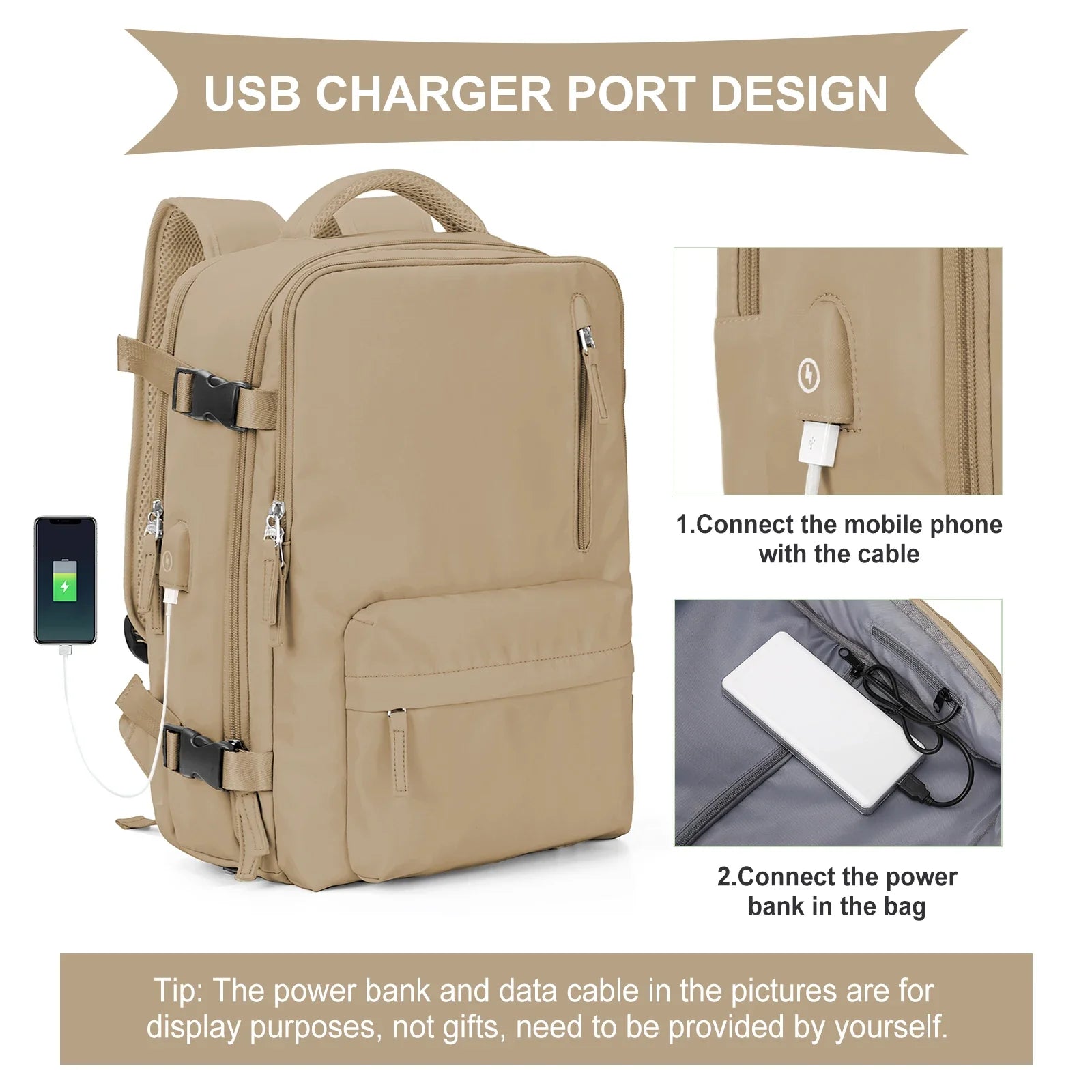 Large Capacity Business Travel Backpack - Image 5