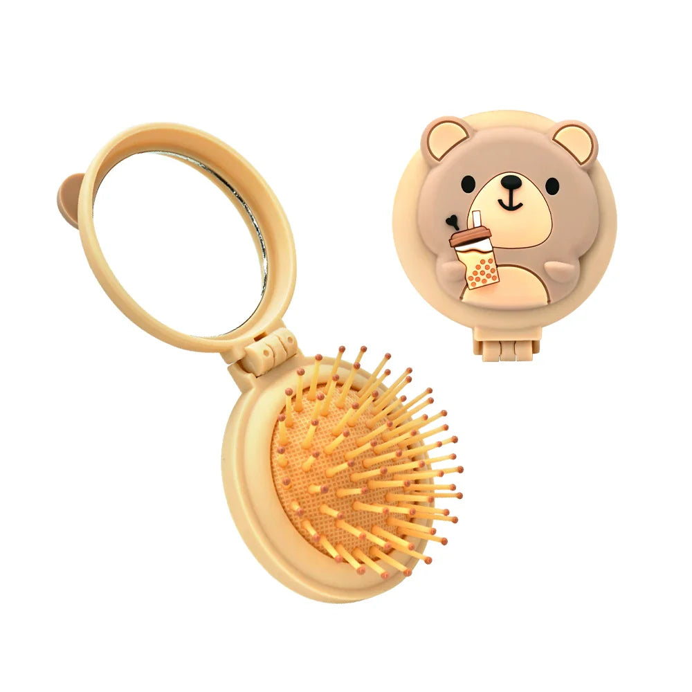 Foldable Mini Comb With Mirror - Image 16