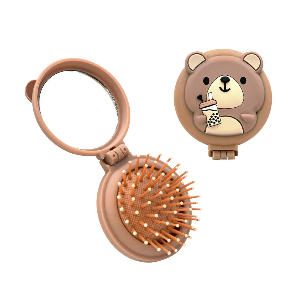 Foldable Mini Comb With Mirror - Image 14
