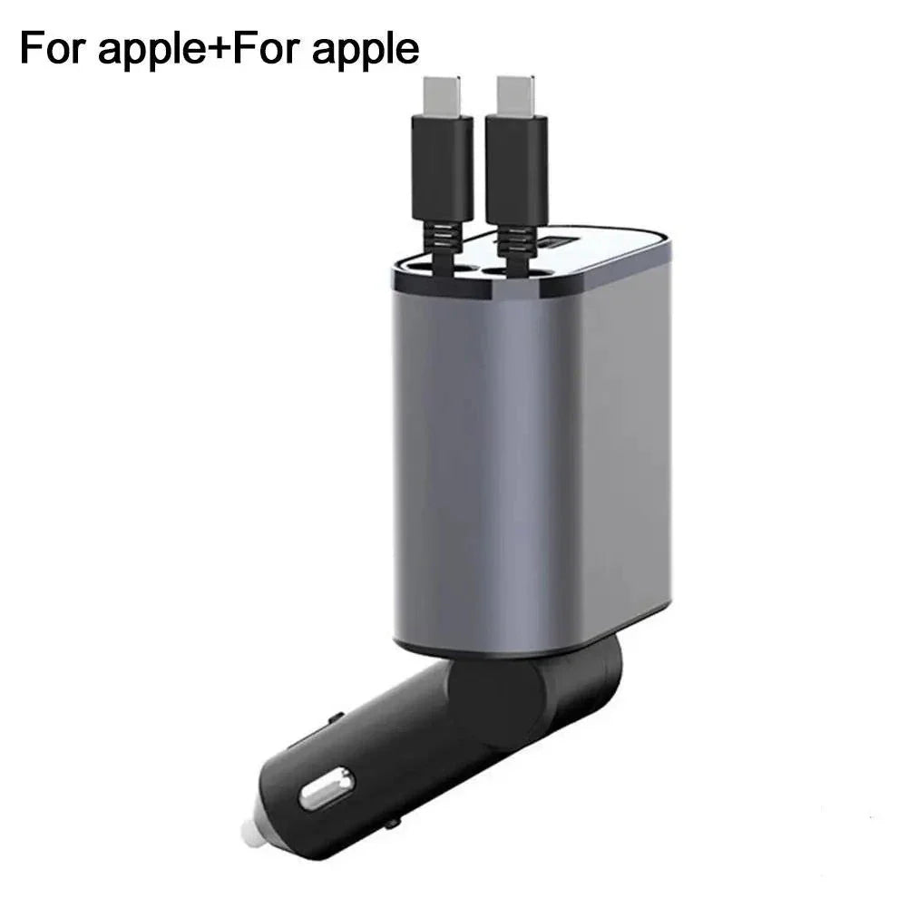 Car Retractable 4 In 1 Fast Charger - Image 4
