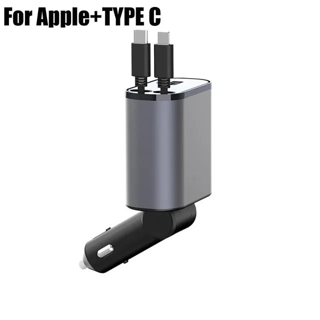 Car Retractable 4 In 1 Fast Charger - Image 6