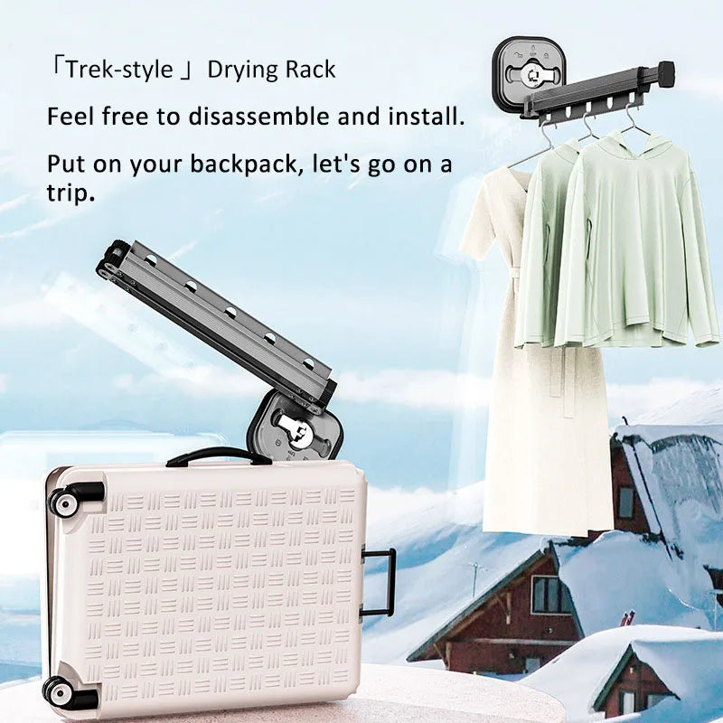Foldable Wall Mounted Drying Rack - Image 9