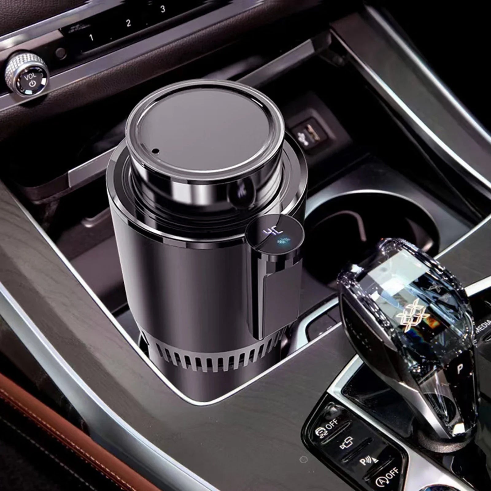 2 In 1 Smart Car Heating Cooling Cup Holder - Image 7