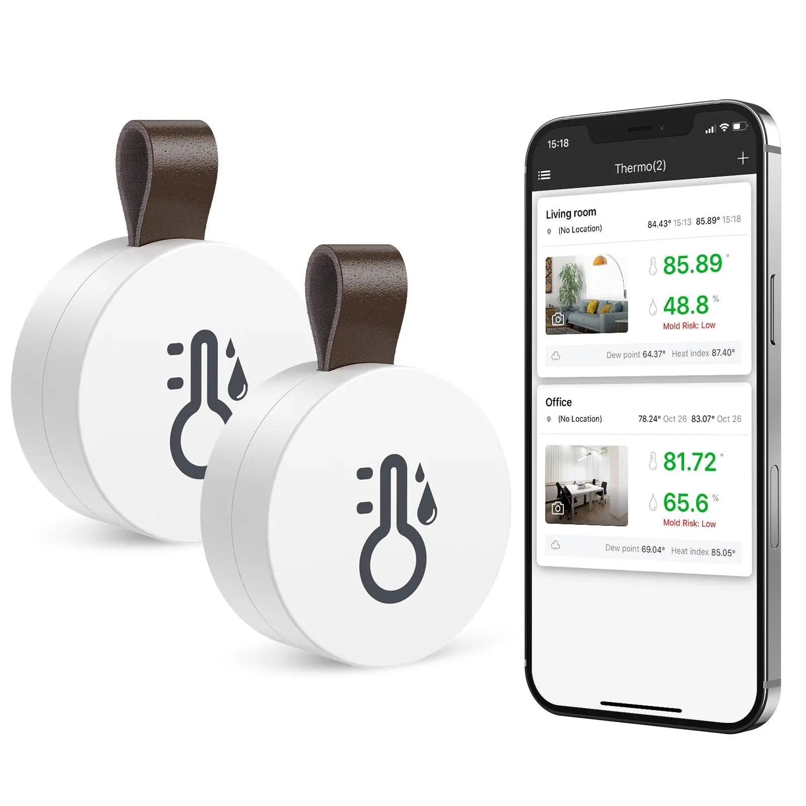 Alternative view of Thermometer Hygrometer Smart Home Temperature Sensor