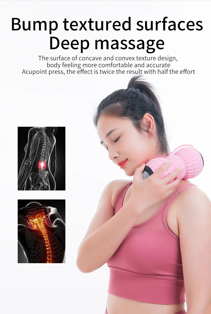 Usb Rechargeable Muscle Relax Massage Roller - Image 5