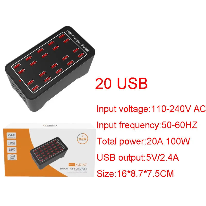 Desktop Multiple Usb Charging Hub - Image 8