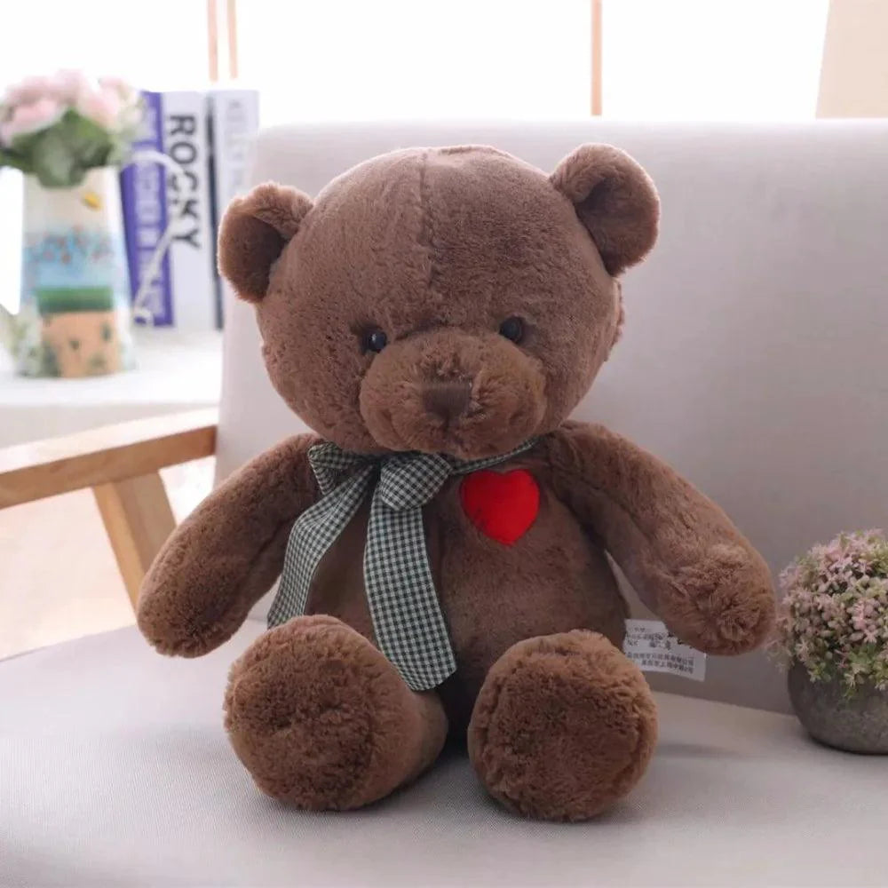 Lovely Teddy Bear Plush Toy With Heart - Image 4