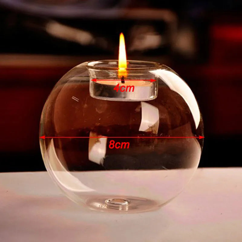 Crystal Glass Candle Holder - Image 5