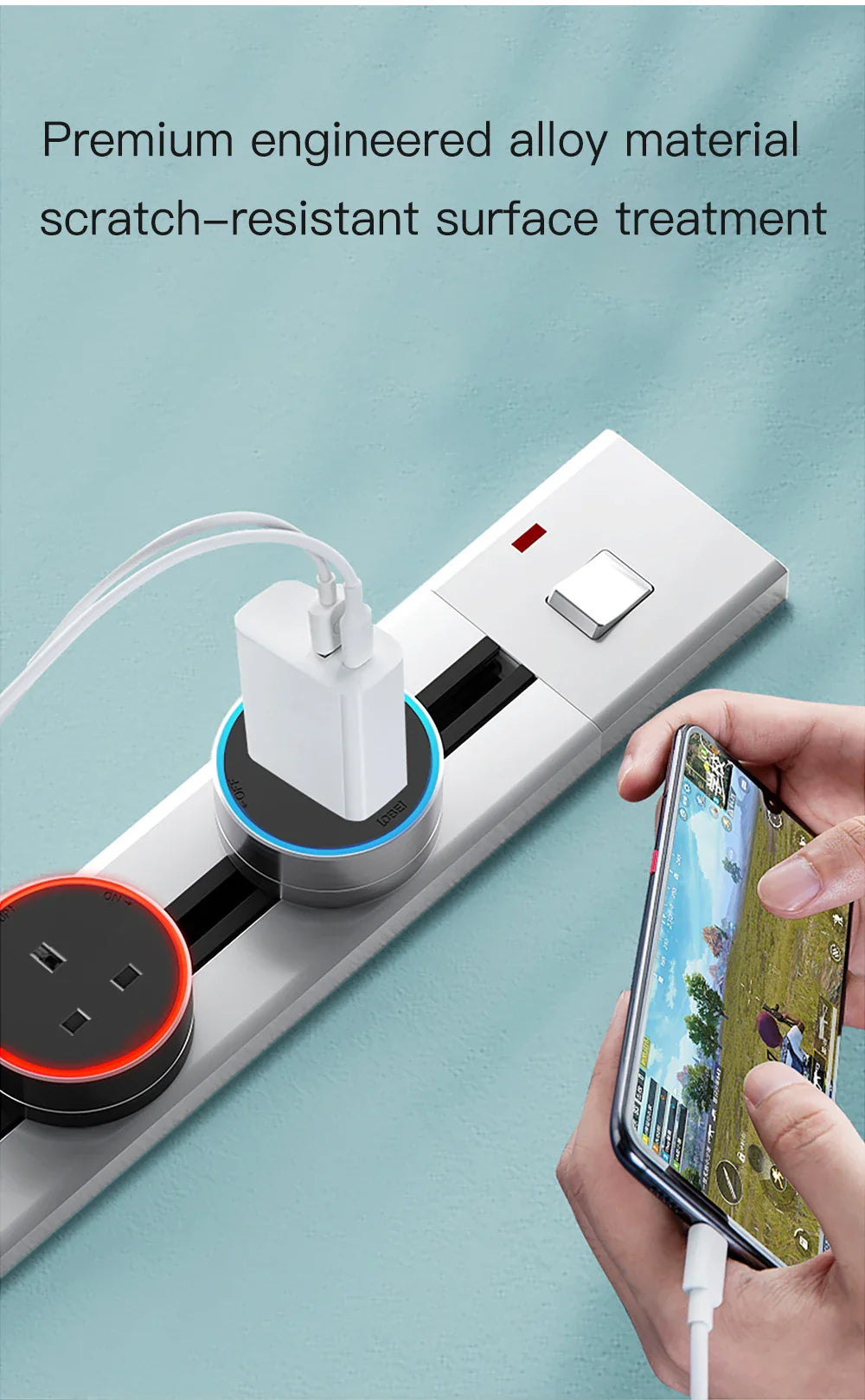 Wall-Mounted Sliding Socket - Image 8