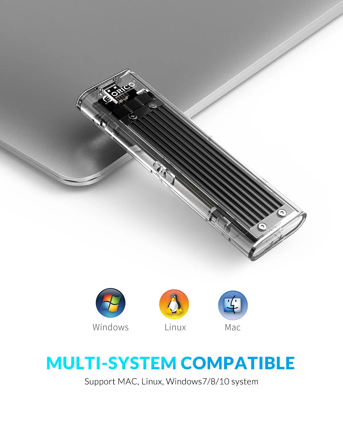Transparent Hard Drive Ssd Enclosure - Image 18