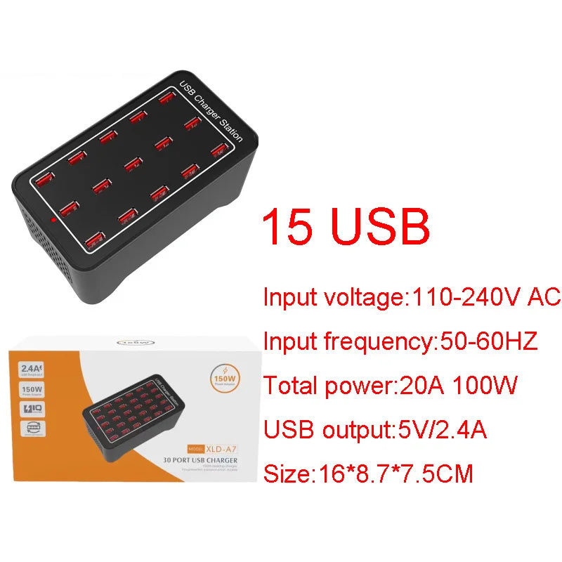 Desktop Multiple Usb Charging Hub - Image 7