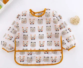 Long Sleeve Waterproof Baby Bib - Image 4