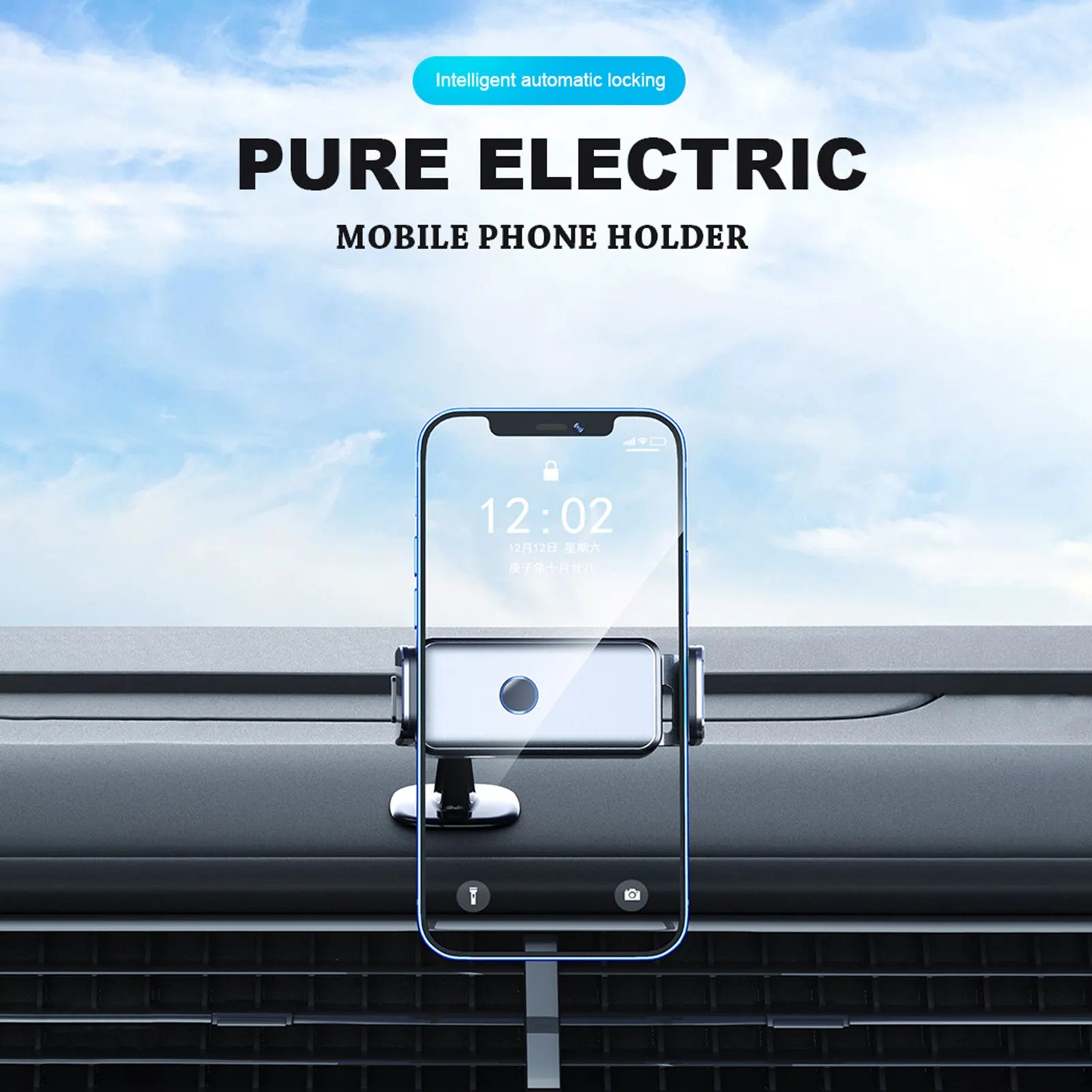 Car Smart Locking Mobile Holder - Image 5