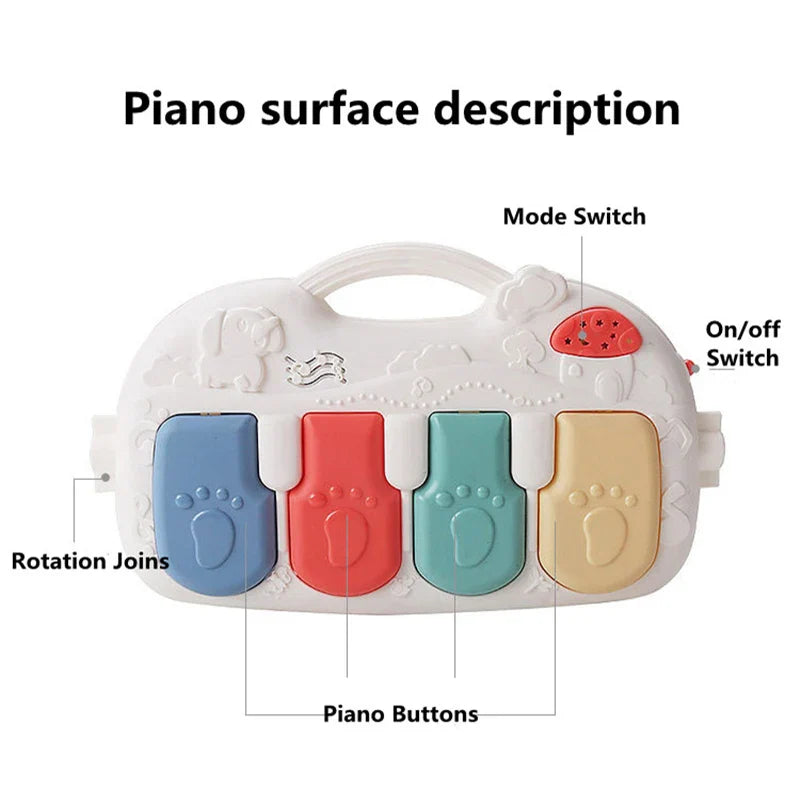 Baby Activity Gym Music Rack Play Mat Kid Rug - Image 8