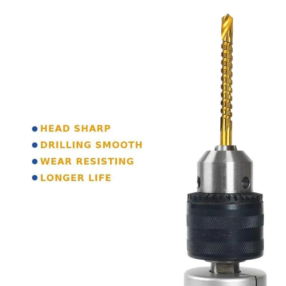 Titanium Coated Spiral Jagged Saw Drill Bit Set - Image 5